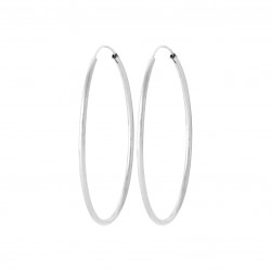 Créoles en argent 925 anneau diamètre 50 mm obrillant-bijoux