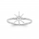 Bague argent étoile pas chère Obrillant-bijoux