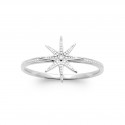 Bague argent étoile