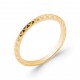 Alliance fineen plaqué or anneau ciselé 2 mm Obrillant-bijoux