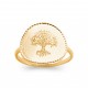 Bague en plaqué or arbre de vie pas chère Obrillant-bijoux
