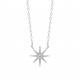 Collier argent étoile pas cher obrillant-bijoux