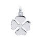 Pendentif argent massif 925 trèfle à 4 feuilles chance obrillant-bijoux
