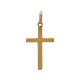 Pendentif plaqué or croix religion obrillant-bijoux