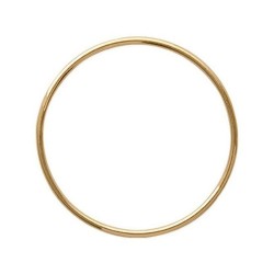 Pendentif plaqué or anneau minimaliste obrillant-bijoux