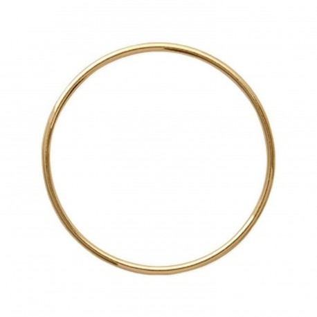 Pendentif plaqué or anneau minimaliste obrillant-bijoux