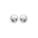 Puces d'oreilles en argent rhodié petite boule 6 mm obrillant-bijoux