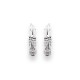 Créoles en argent 925 vieilli style bali 12 mm obrillant-bijoux