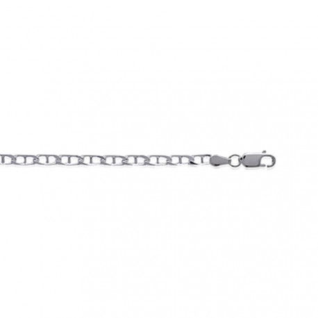 Collier en argent 925/000 maille fine marine obrillant-bijoux