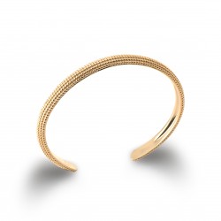 Jonc en plaqué or avec petits picots obrillant-bijoux