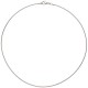 Collier en argent 925/000 maille 1 mm Oméga ronde 42 cm Obrillant-Bijoux