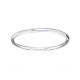 Jonc en argent 925/000 rhodié fil rond 4 mm promotion obrillant-bijoux