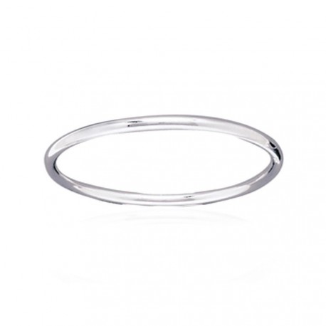 Jonc en argent 925/000 rhodié fil rond 4 mm promotion obrillant-bijoux