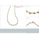 Collier en plaqué or maille boules 8 mm promotion pas cher obrillant-bijoux