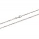 Chaine en argent maille forçat bombée 1,80 mm pas chère obrillant-bijoux