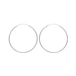 Créoles en argent 925 anneau diamètre 80 mm obrillant-bijoux