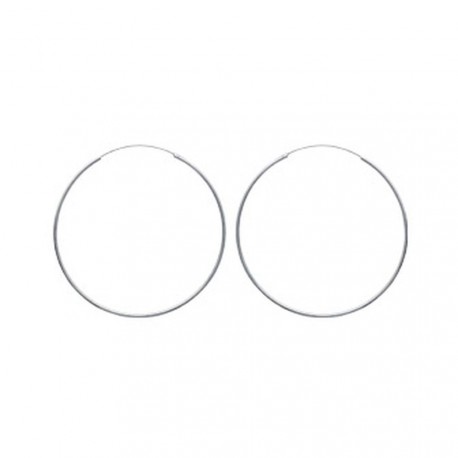 Créoles en argent 925 anneau diamètre 80 mm obrillant-bijoux