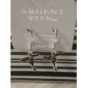 Boucles d'oreilles en argent 925/1000 petite fée promo