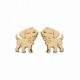 Boucles d'oreilles enfant plaqué or petit chien pas cher obrillant-bijoux