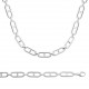 Collier argent 925 rhodié maille marine luxe pas cher obrillant-bijoux