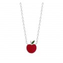 Collier enfant argent pendentif pomme
