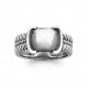 Bague homme en argent 925 style ceinture pas chère Obrillant-Bijoux