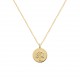 Pendentif arbre de vie médaille en plaqué or pas cher obrillant-bijoux