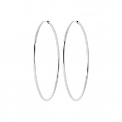 Créoles en argent 925 anneau diamètre 60 mm obrillant-bijoux