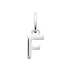 Pendentif lettre F initiale en Argent pas cher obrillant-bijoux