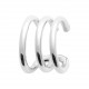 Bague d'oreilles Ear Cuff argent trois rangs pas chere obrillant-bijoux