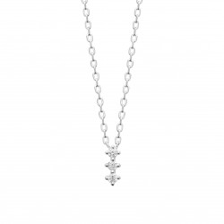 Collier Argent pendentif pierres Oxydes De Zirconium pas cher obrillant-bijoux