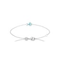 Bracelet enfant Poisson en laque et argent