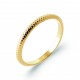 Bague Plaqué or anneau ciselé 2 mm pas chère obrillant-bijoux